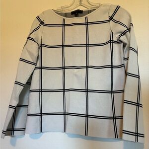 Ann Taylor petite windowpane sweater